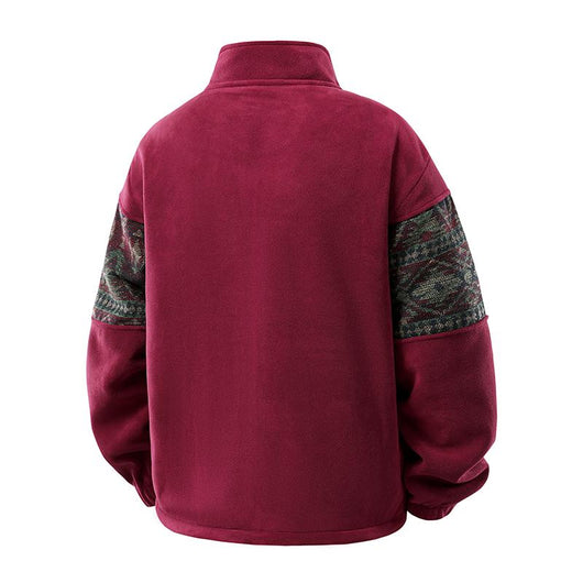 Ethnic Pattern Zip Up