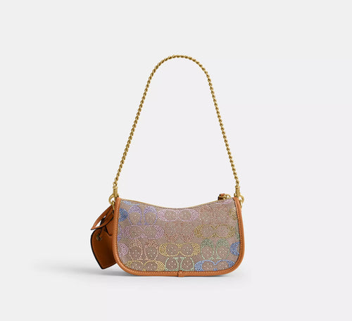 Rainbow Kisslock Crystal Swinger 20 Bag